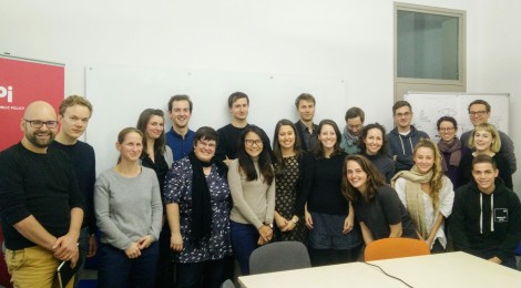 The writer with the researchers at the GPPi on her last day. (Photo Courtesy of GPPi)