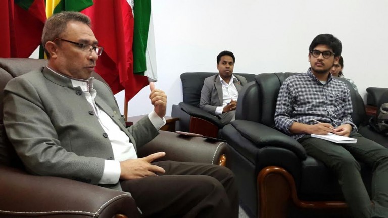 Interview with Timor Leste's foreign minister Hermani Coelho in September 2015