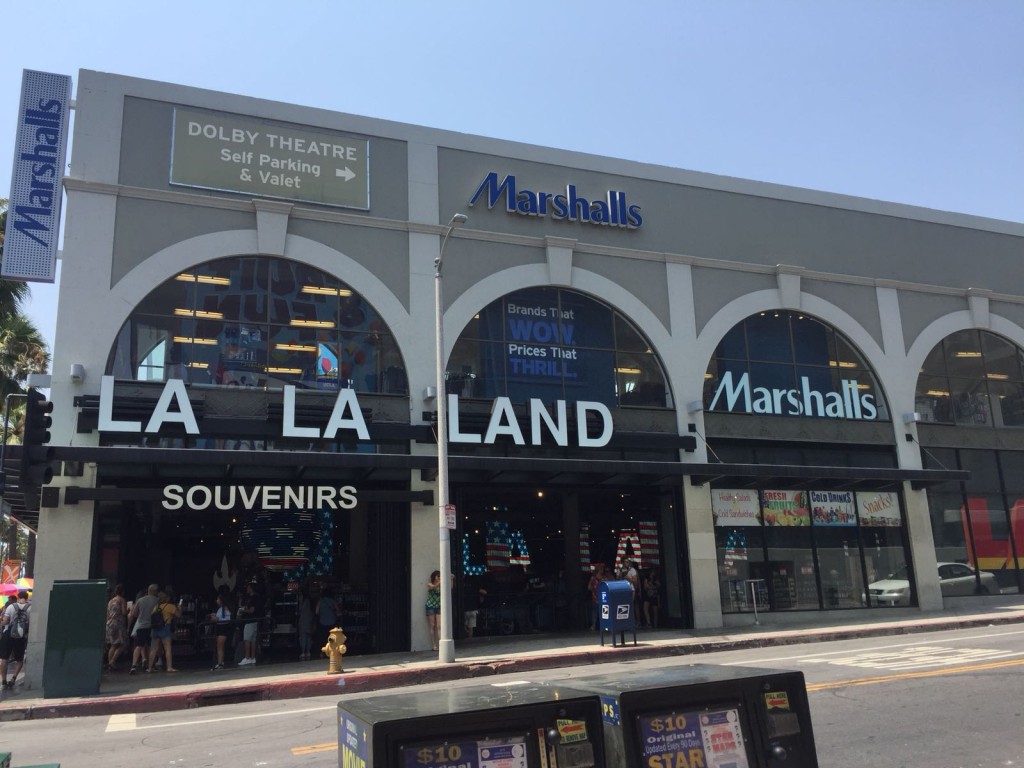 La La Land has its own local store in the Hollywood Highland.