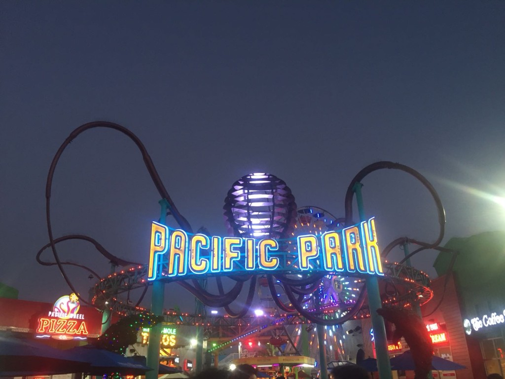 Santa Monica Pier has lots of shops, restaurants, and carnival attractions.